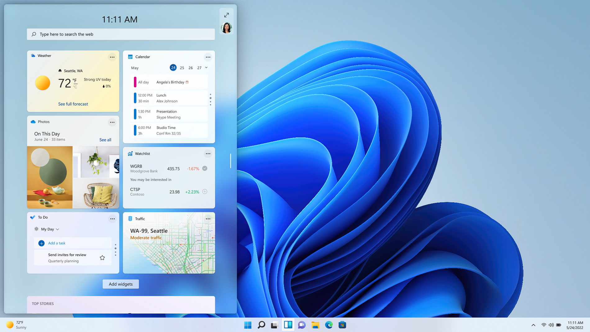 Les utilisateurs de Windows 11 auront bientôt accès à un choix plus large de widgets