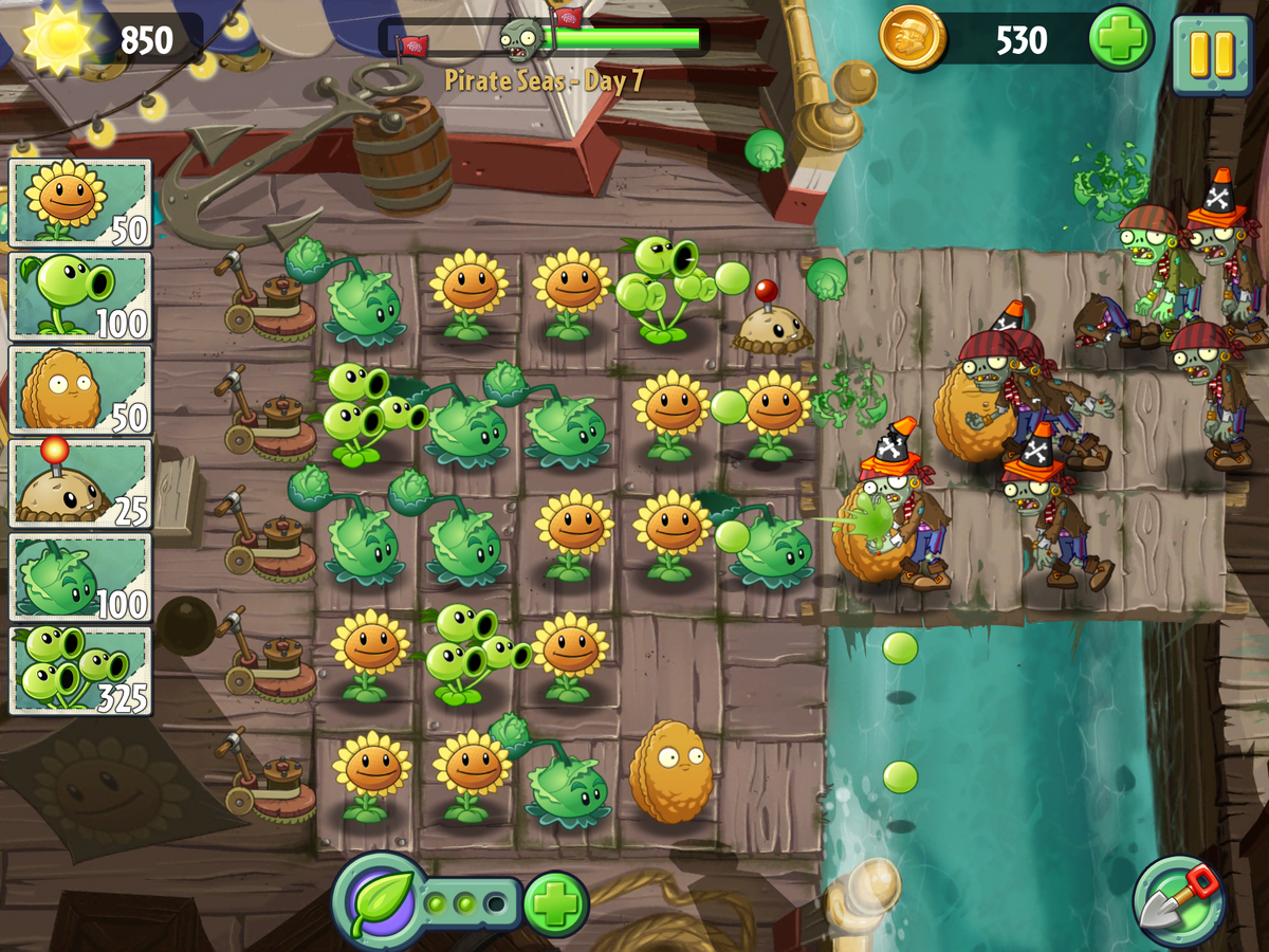 Plants vs Zombies 2 © PopCap Games