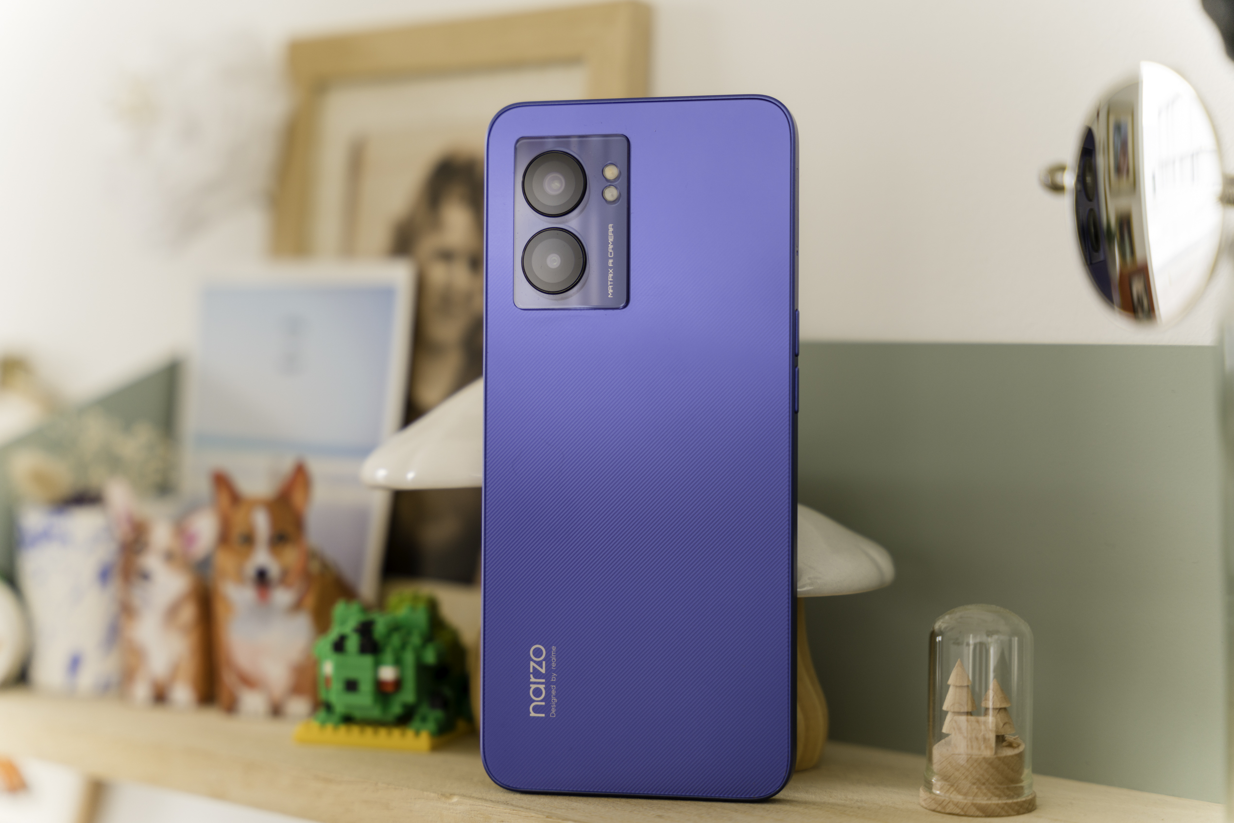 Écran Complet De Remplacement Pour Realme Narzo 50 5G Noir - Occasion Fonctionnel, Pièce Détachée