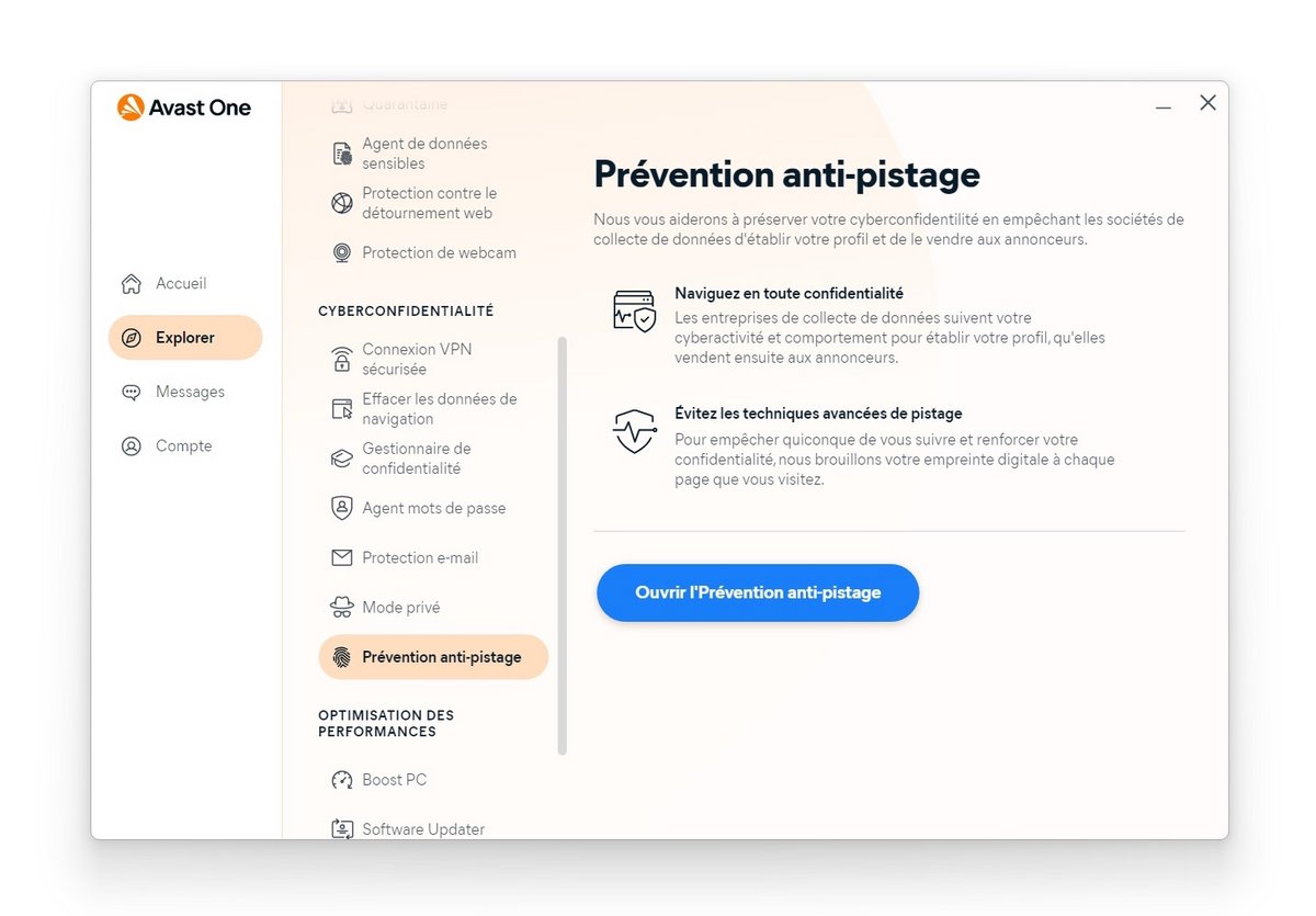 Enable anti-tracking prevention