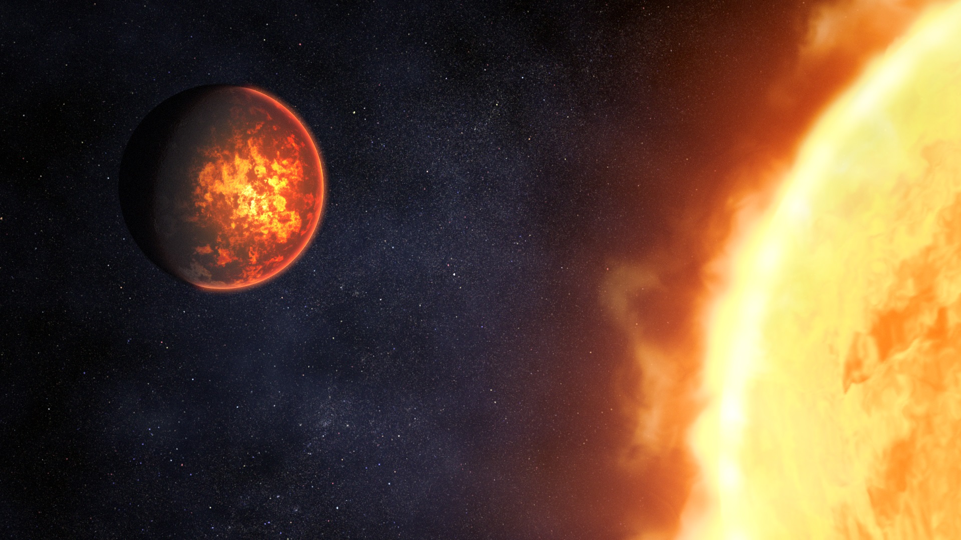 Le télescope James Webb va étudier 55 Cancri e, une exoplanète couverte de lave