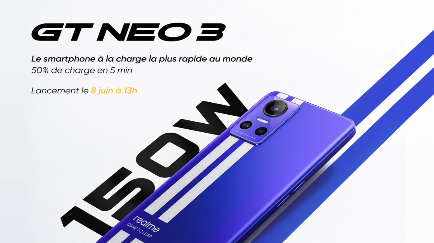 Le realme GT Neo 3 sera annoncé la semaine prochaine (et il viendra accompagné)