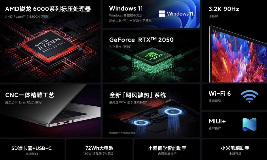 RedmiBook Pro 2022 Ryzen Edition-2 © © Xiaomi