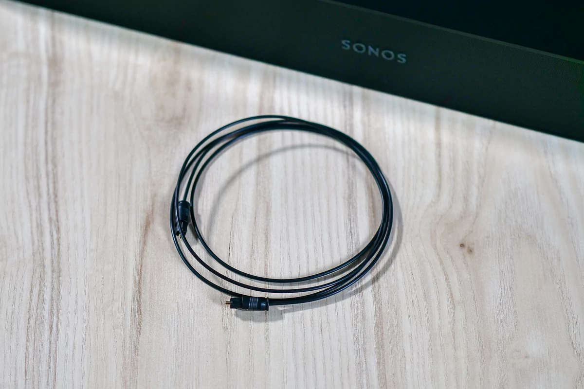 Test Sonos Ray cordon optique