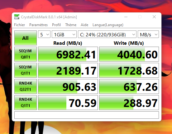 Test AORUS 17 XE4 © Matthieu Legouge