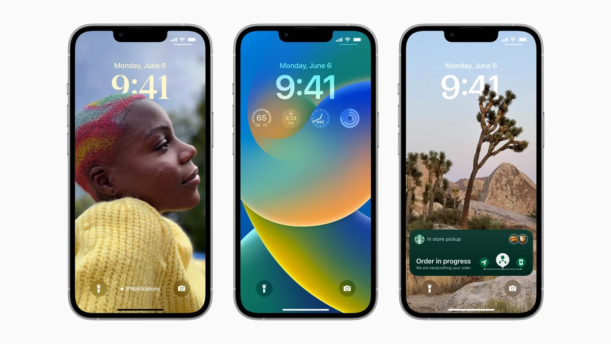 iOS 16 © © Apple