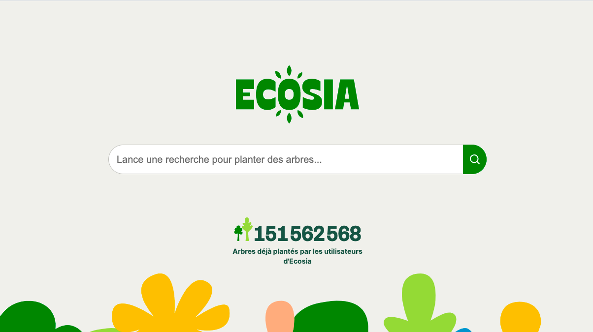 Ecosia, le moteur de recherche écologique, change de look