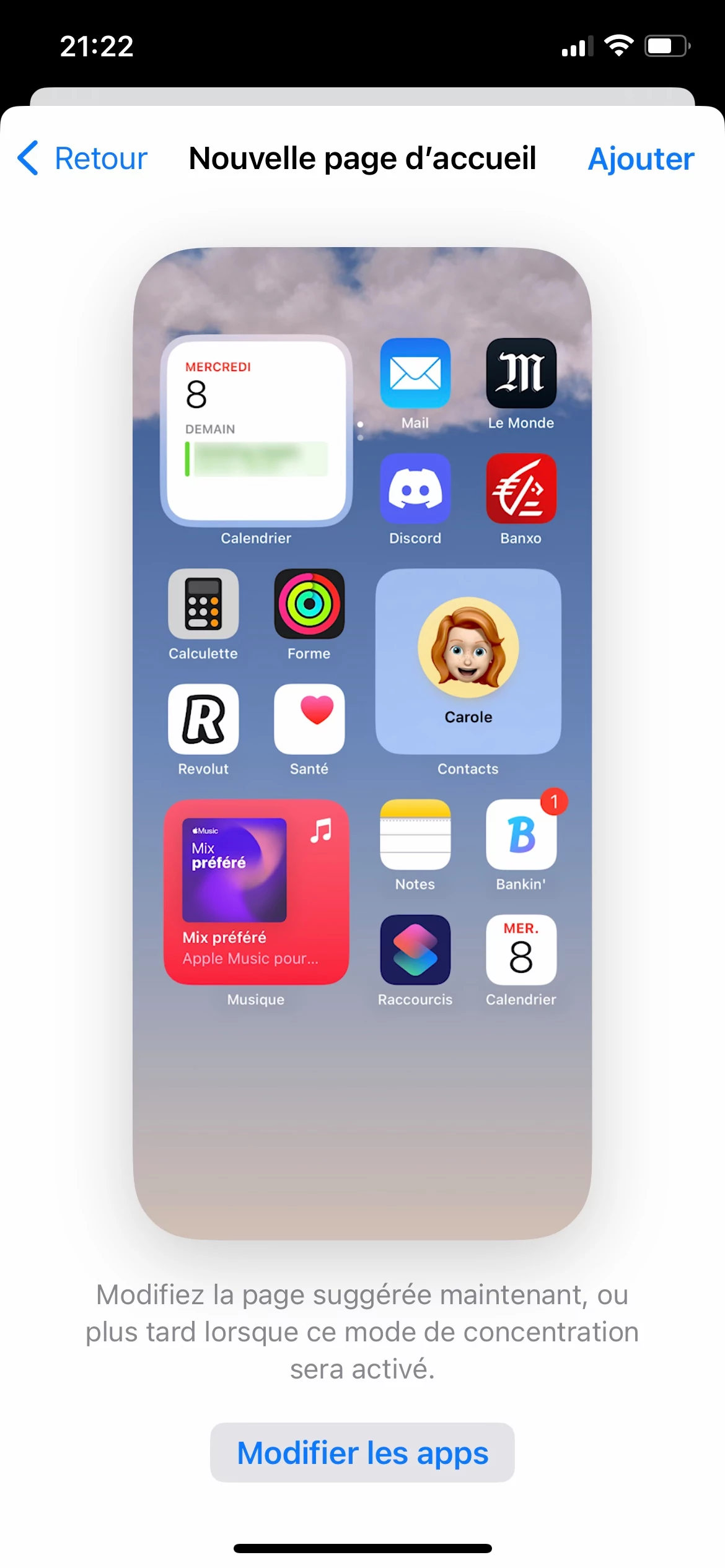 iOS 16 © © Mathieu Grumiaux pour Clubic