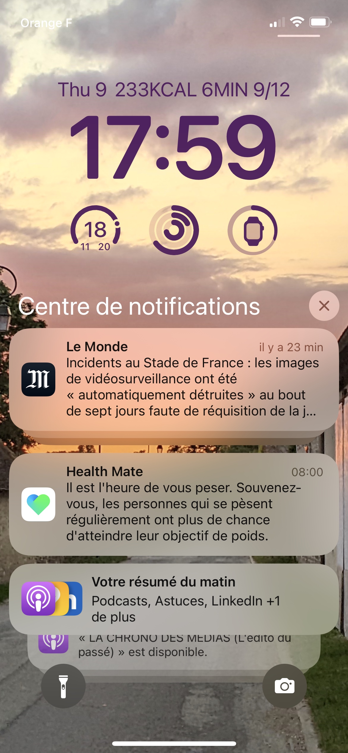 iOS 16 Notifications © © Mathieu Grumiaux pour Clubic