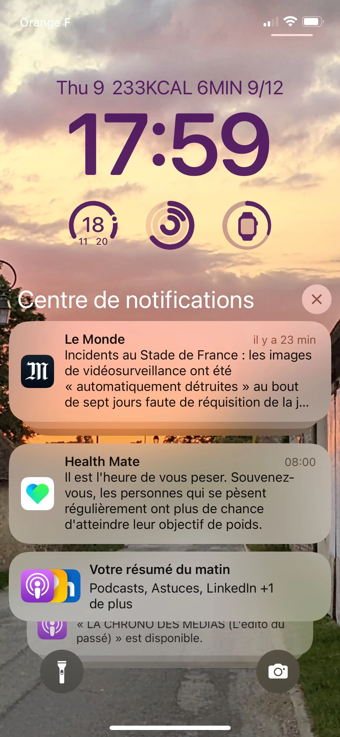 iOS 16 Notifications © © Mathieu Grumiaux pour Clubic