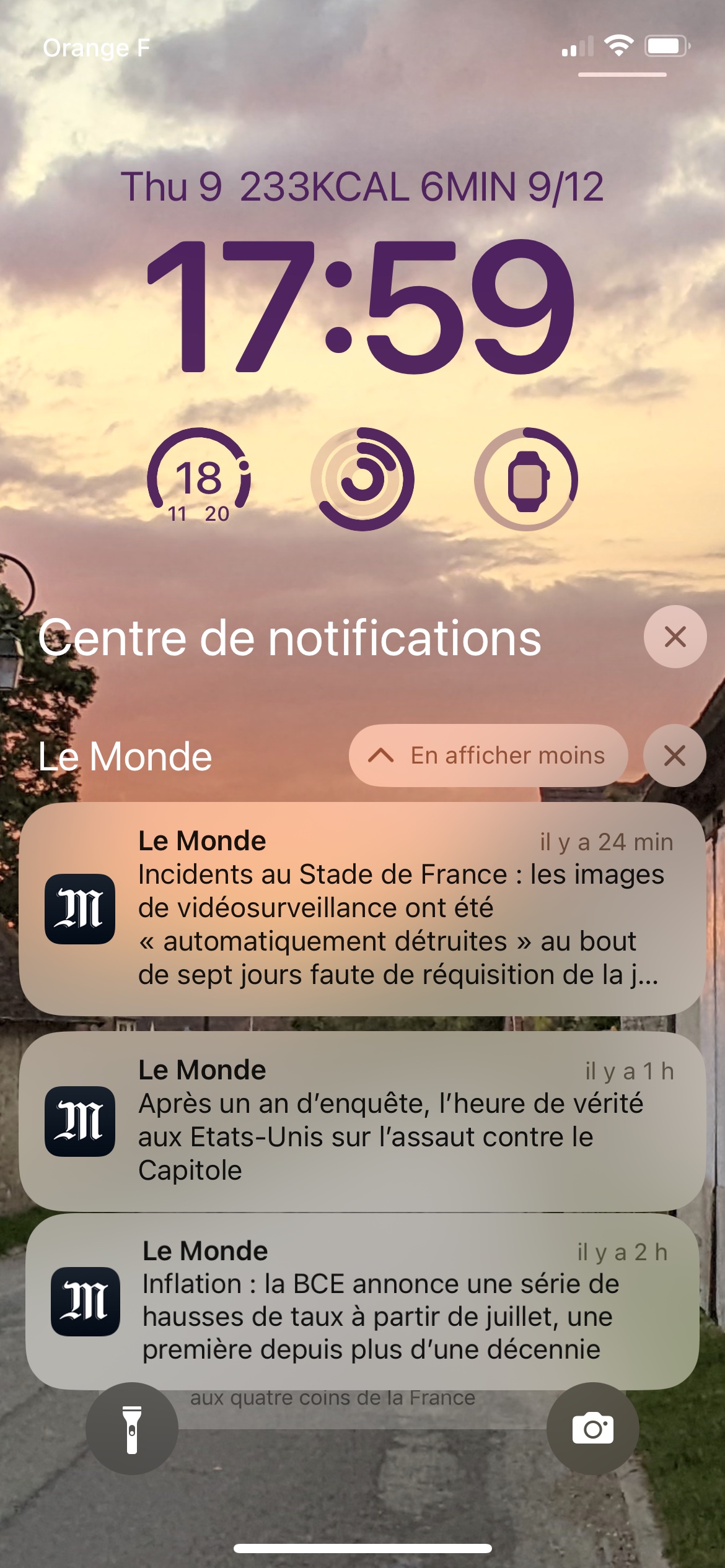 iOS 16 Notifications © © Mathieu Grumiaux pour Clubic