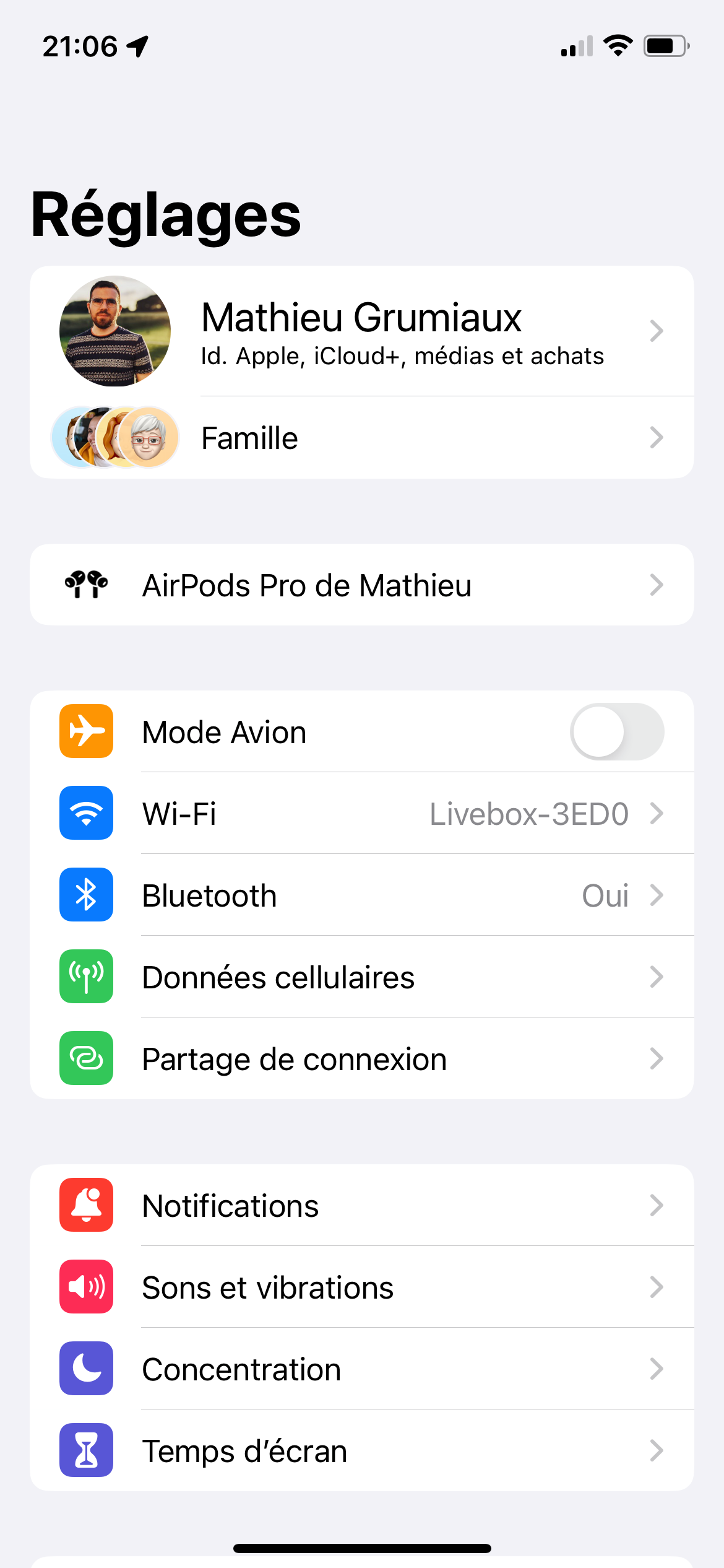 iOS 16 Famille © © Mathieu Grumiaux pour Clubic