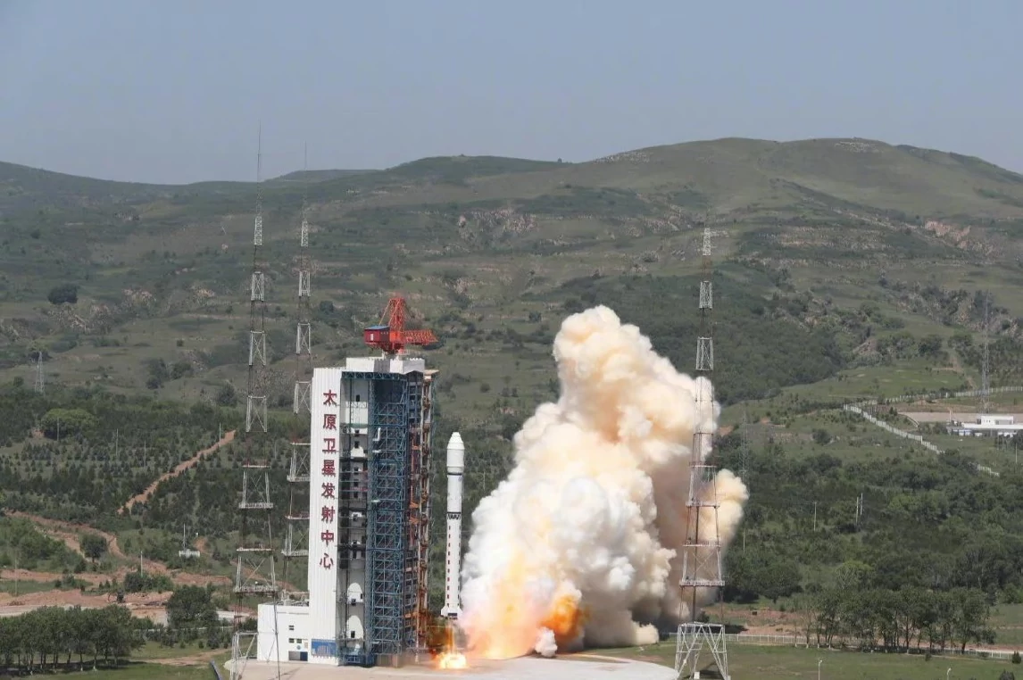 Taiyuan centre spatial lancement CZ-4C © CGTN