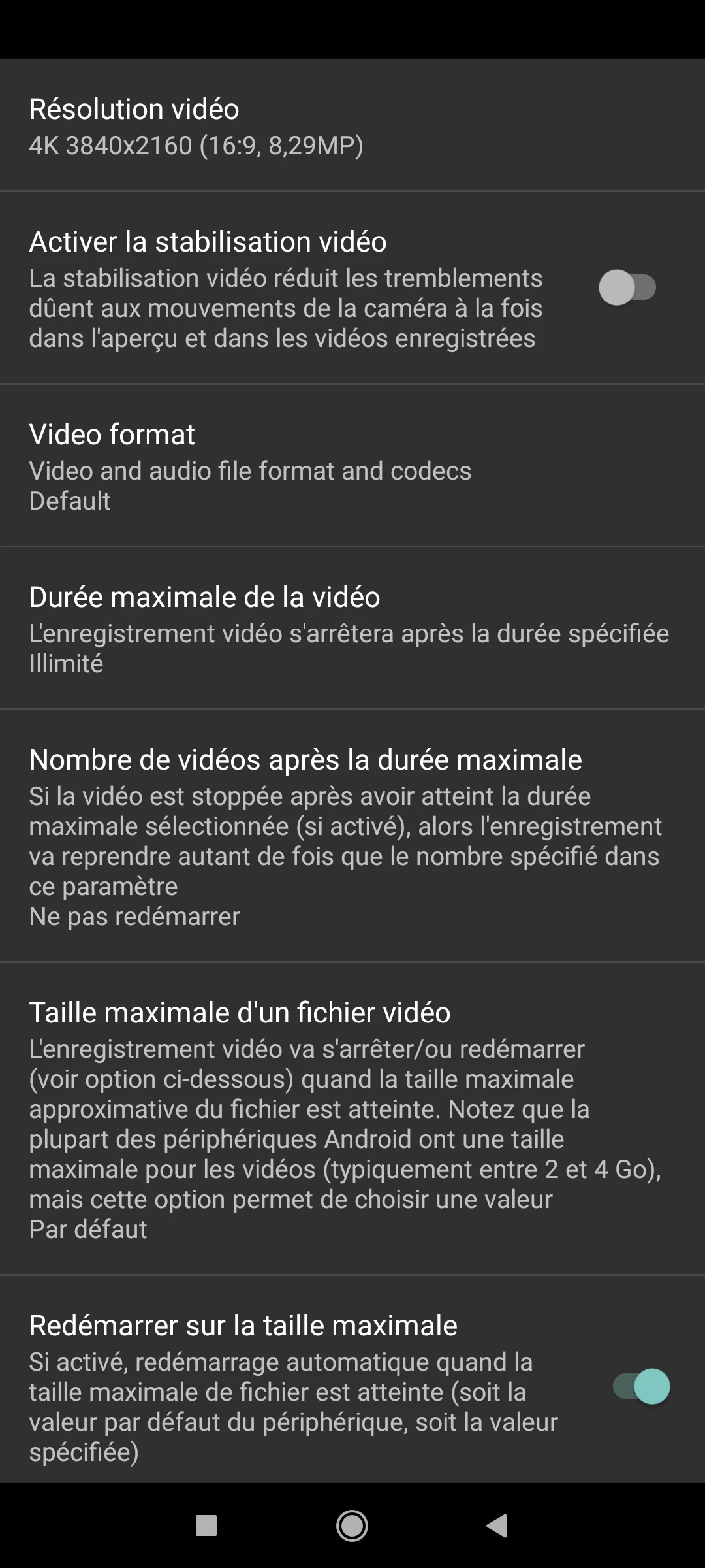 open camera screen 3