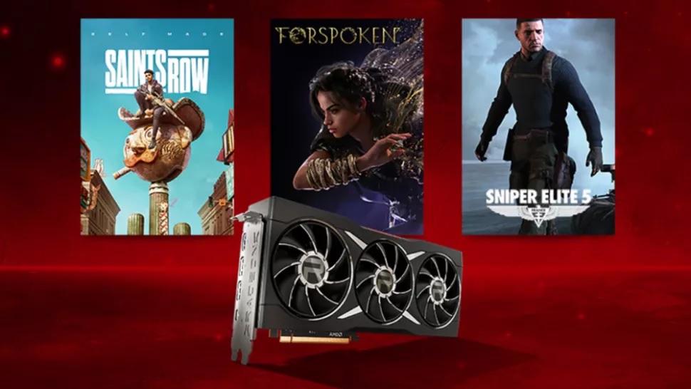 3 jeux offerts dont Forspoken pour l'achat d'une Radeon RX 6000 d'AMD