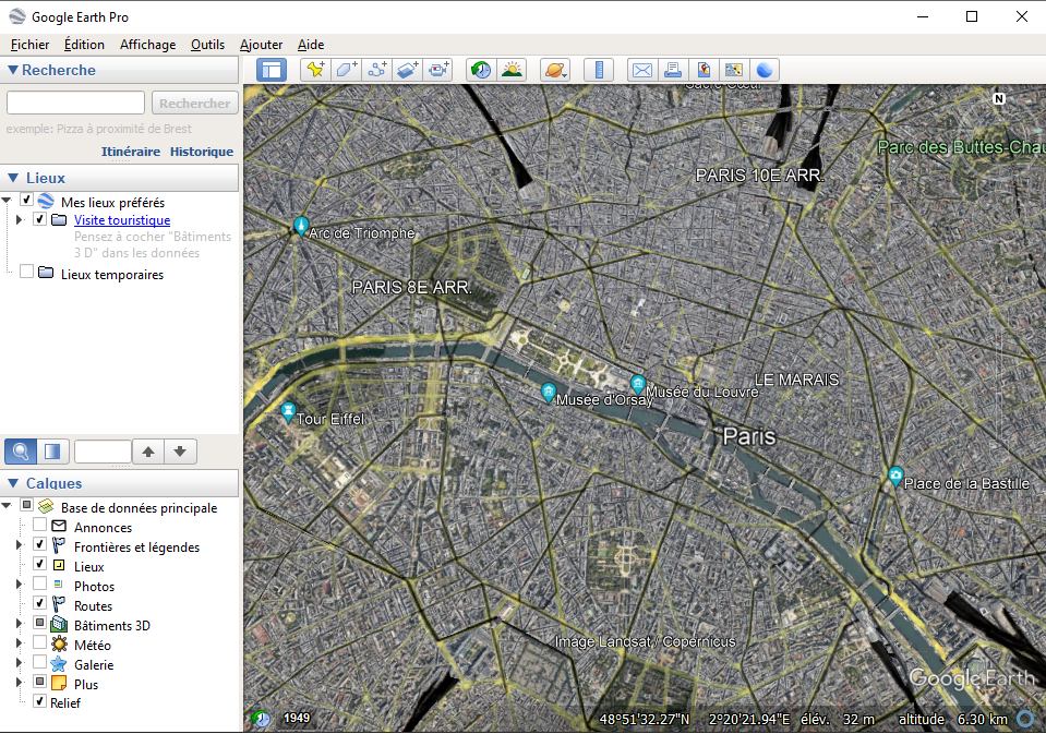 Google Earth Pro © Google