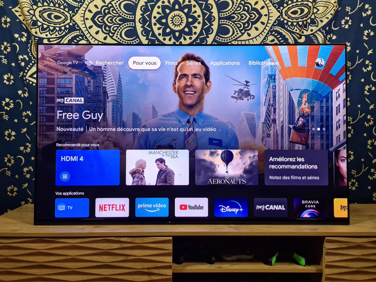 Test Sony Bravia XR A95K © Matthieu Legouge
