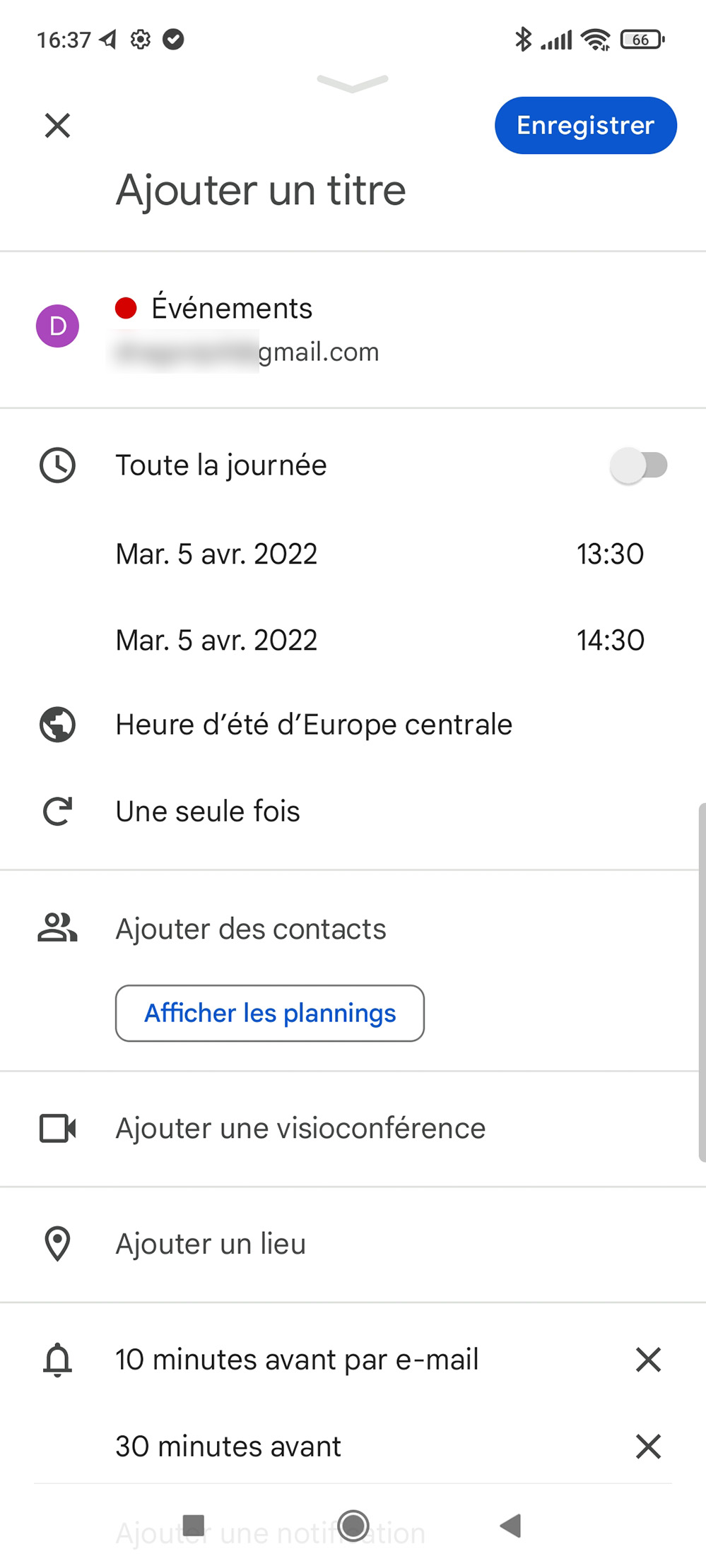 Google Agenda