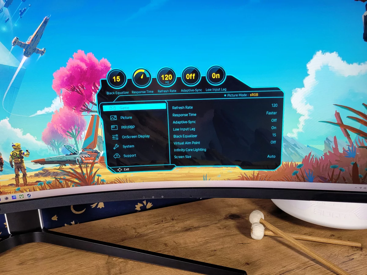 Test Samsung Odyssey Neo G9 © Matthieu Legouge