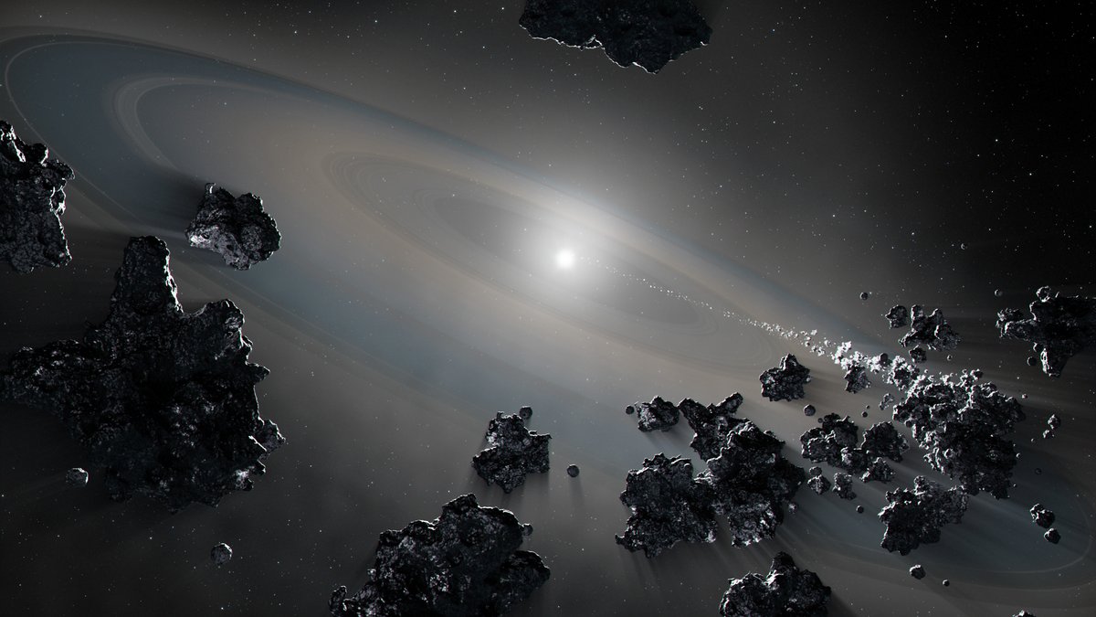 naine blanche désintégration asteroide © NASA