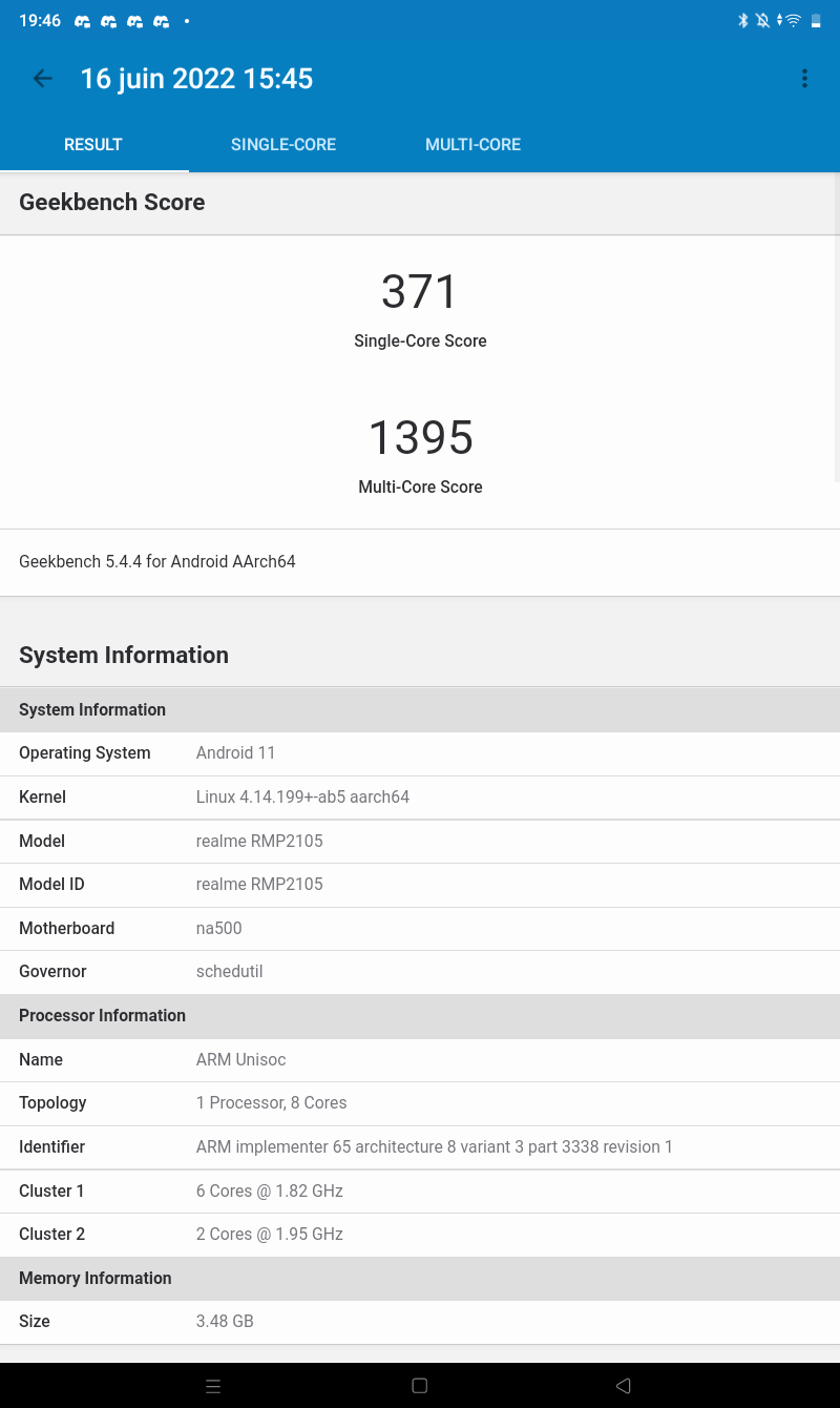 Test realme Pad Mini © © Mathieu Grumiaux pour Clubic