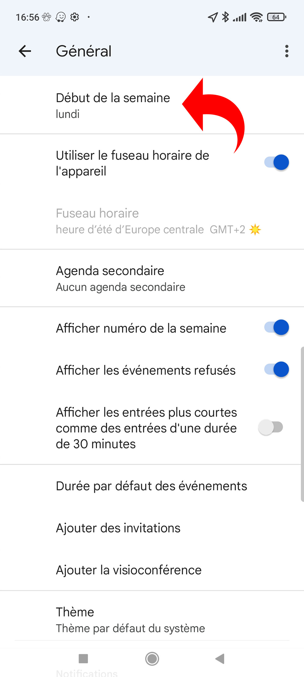 Google Agenda