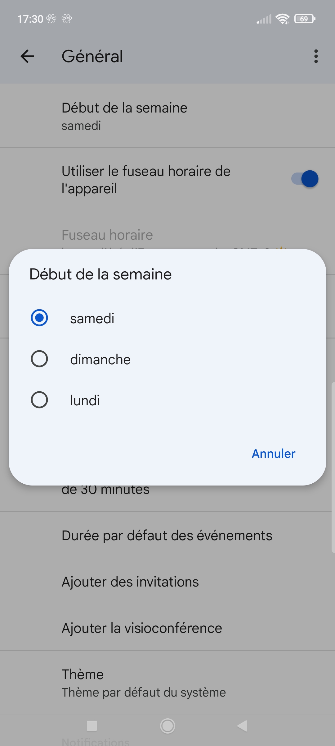 How to choose the 1st day of the week in Google Calendar? Techzle