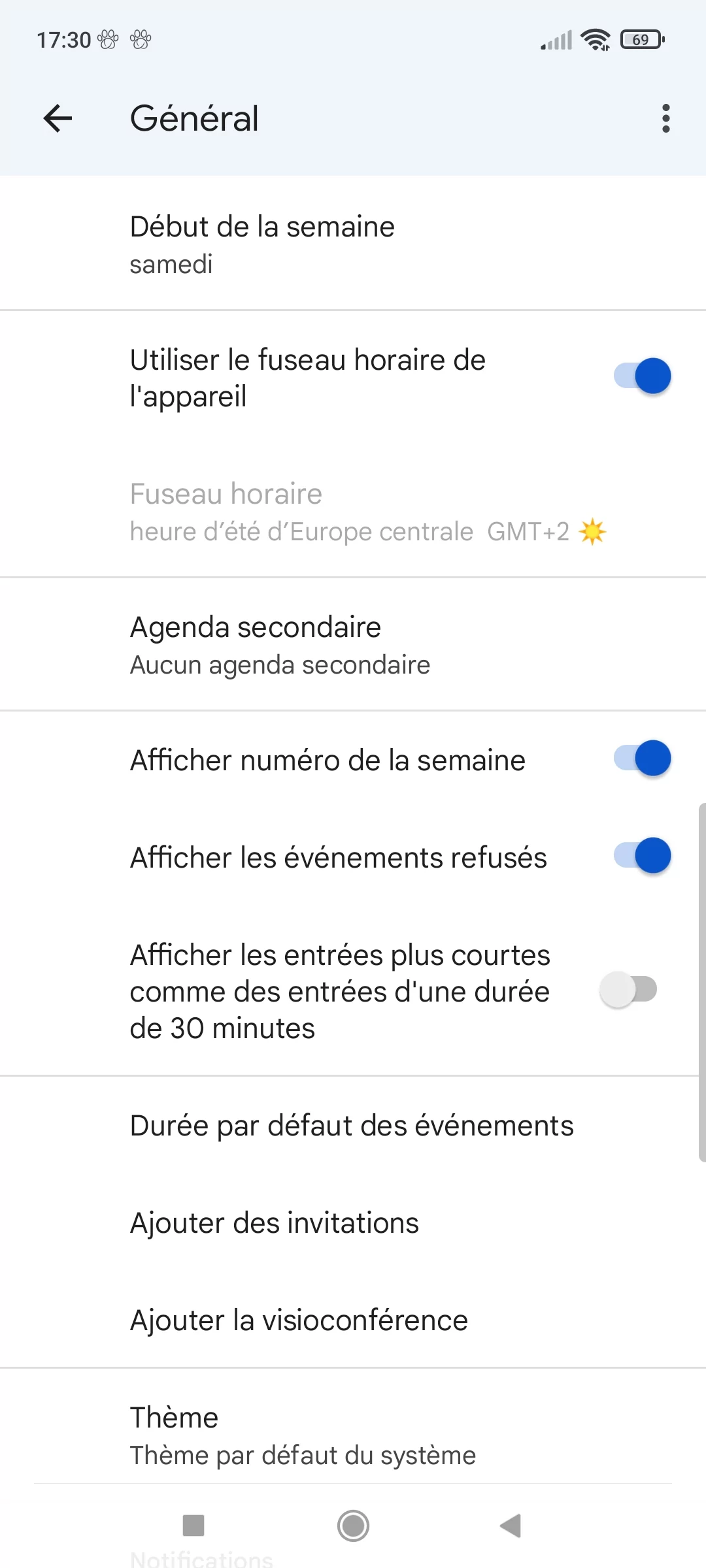 Google Agenda