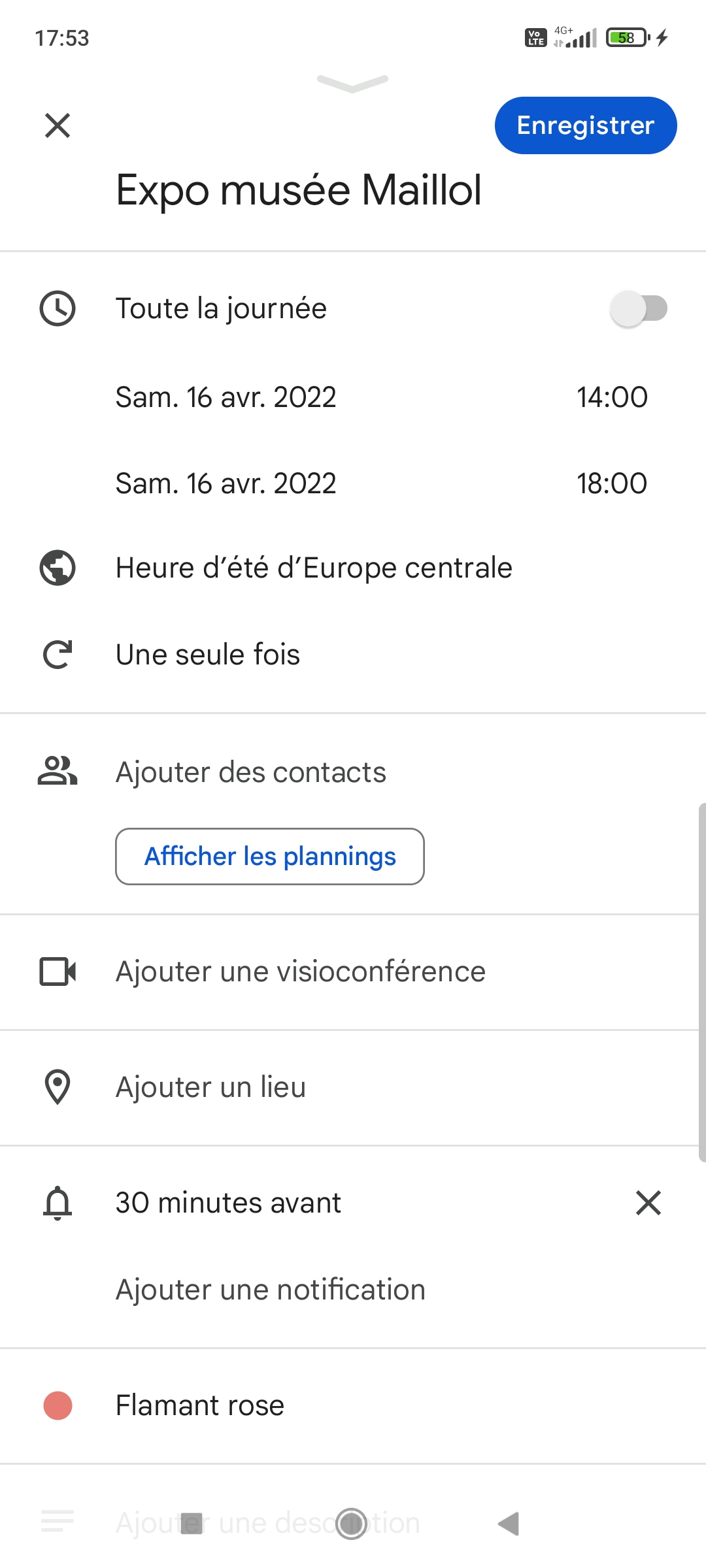 Google Agenda