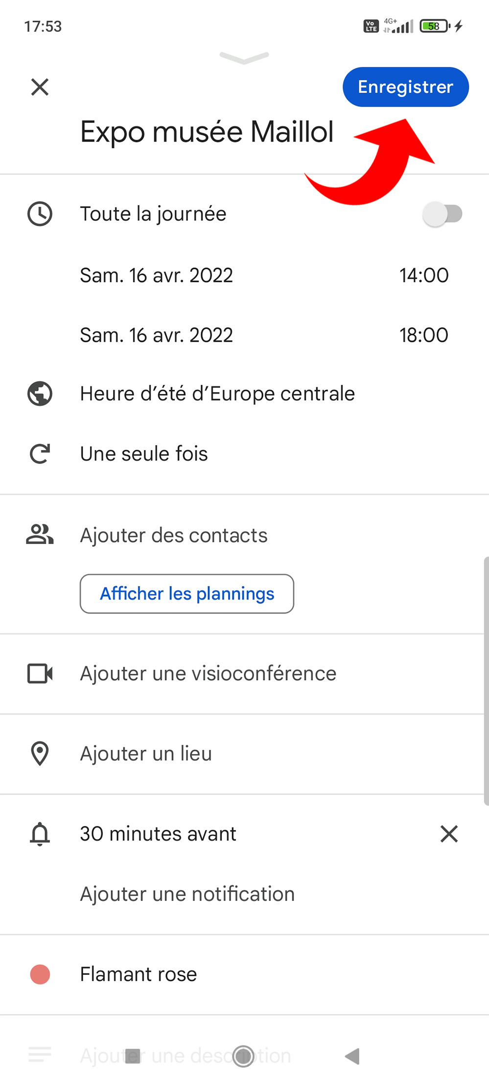 Google Agenda