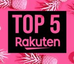2ème démarque des soldes et Rakuten frappe fort avec 5 produits en promo !