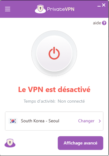 Private VPN - interface