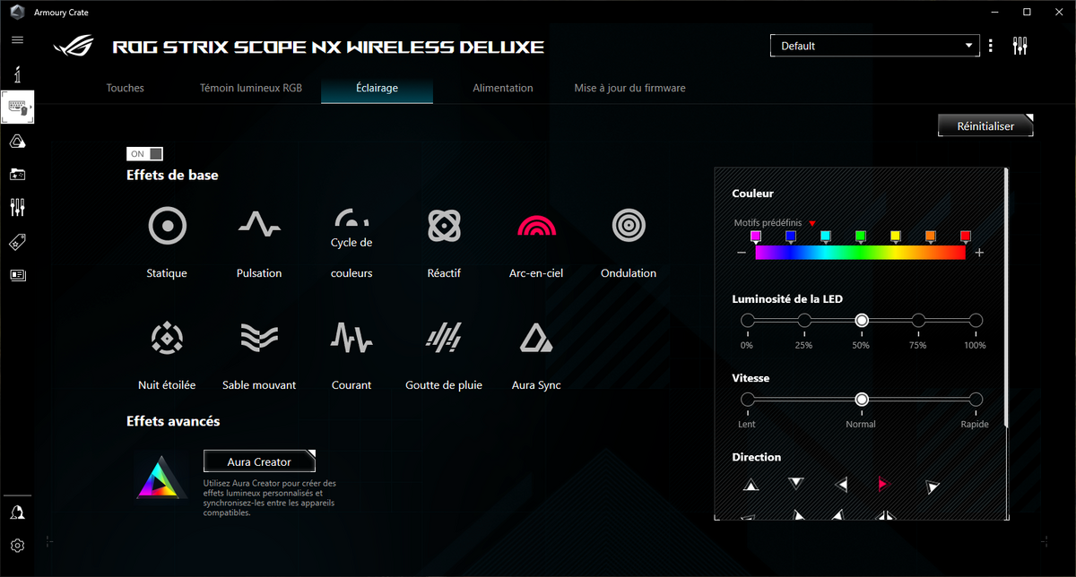 ASUS ROG Strix Scope NX Wireless Deluxe © Nerces