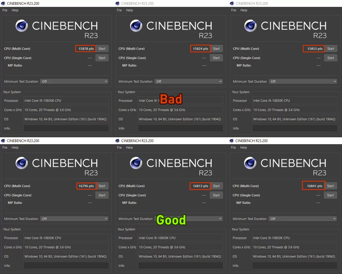 Windows Defender Cinebench R23 © TechPowerUp