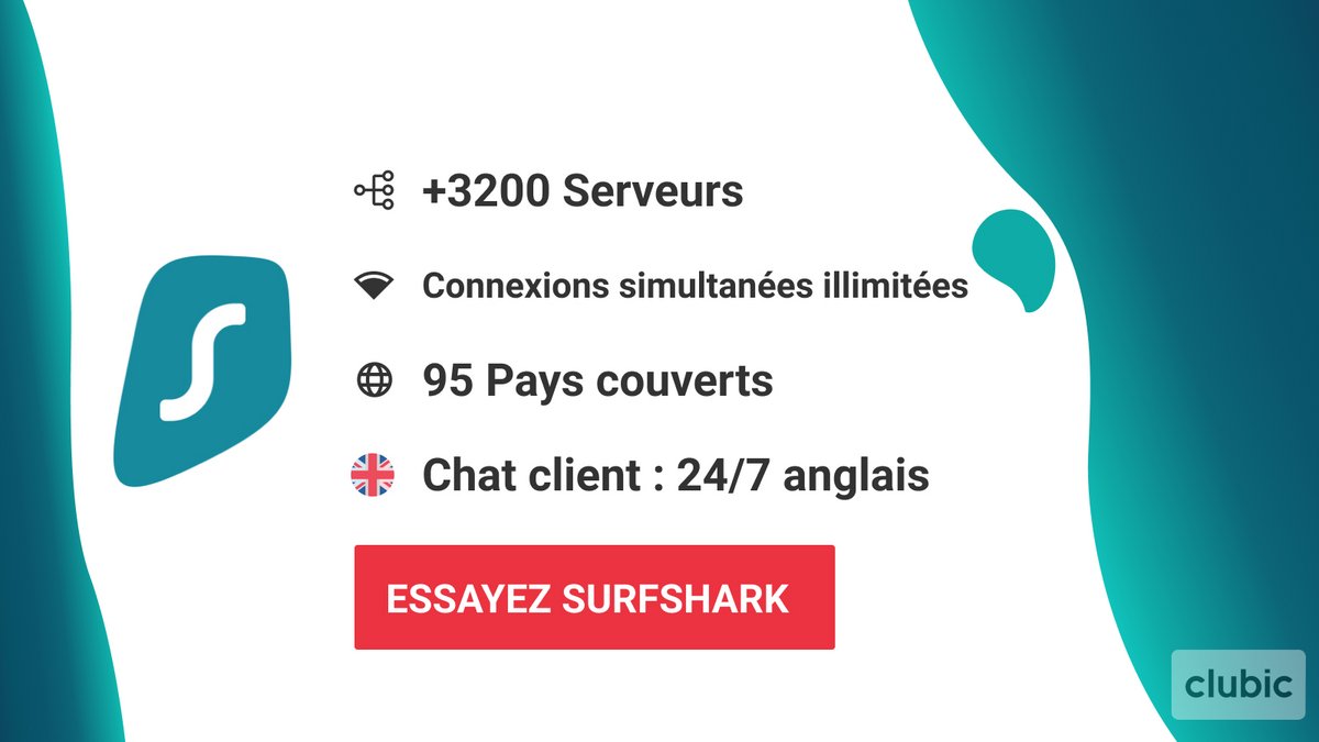 Voici une synthèse des atouts de Surfshark VPN.