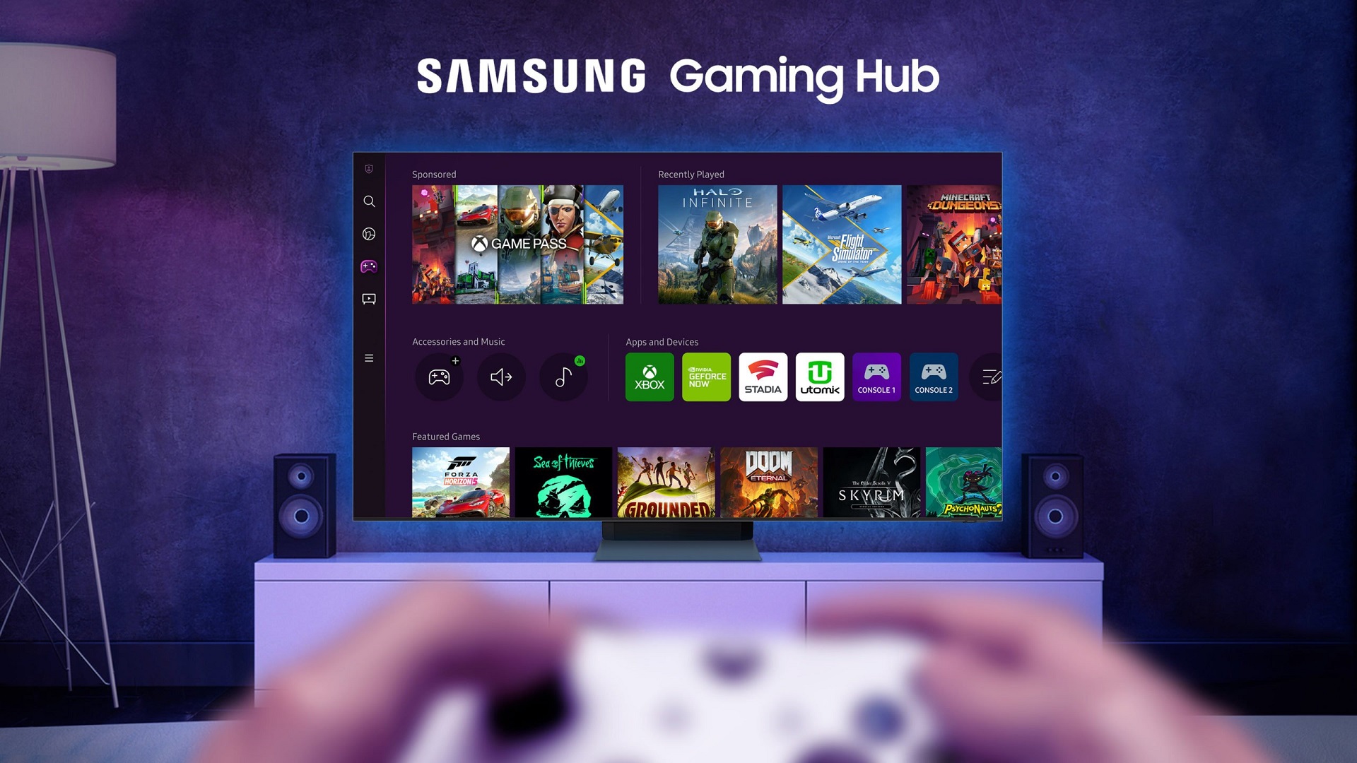 Samsung met son Gaming Hub dans ses nouveaux écrans gamer Odyssey