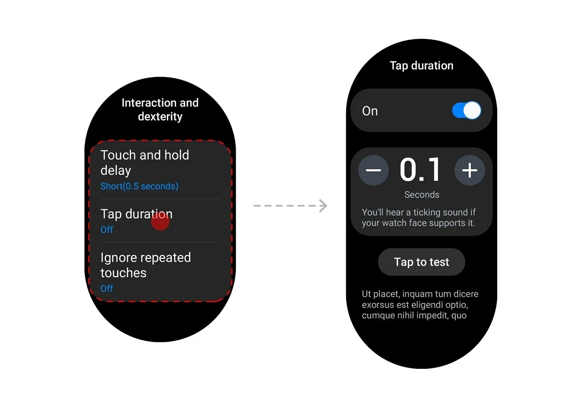 Interface Wear OS 3.5 © Evan Blass (@evleaks)