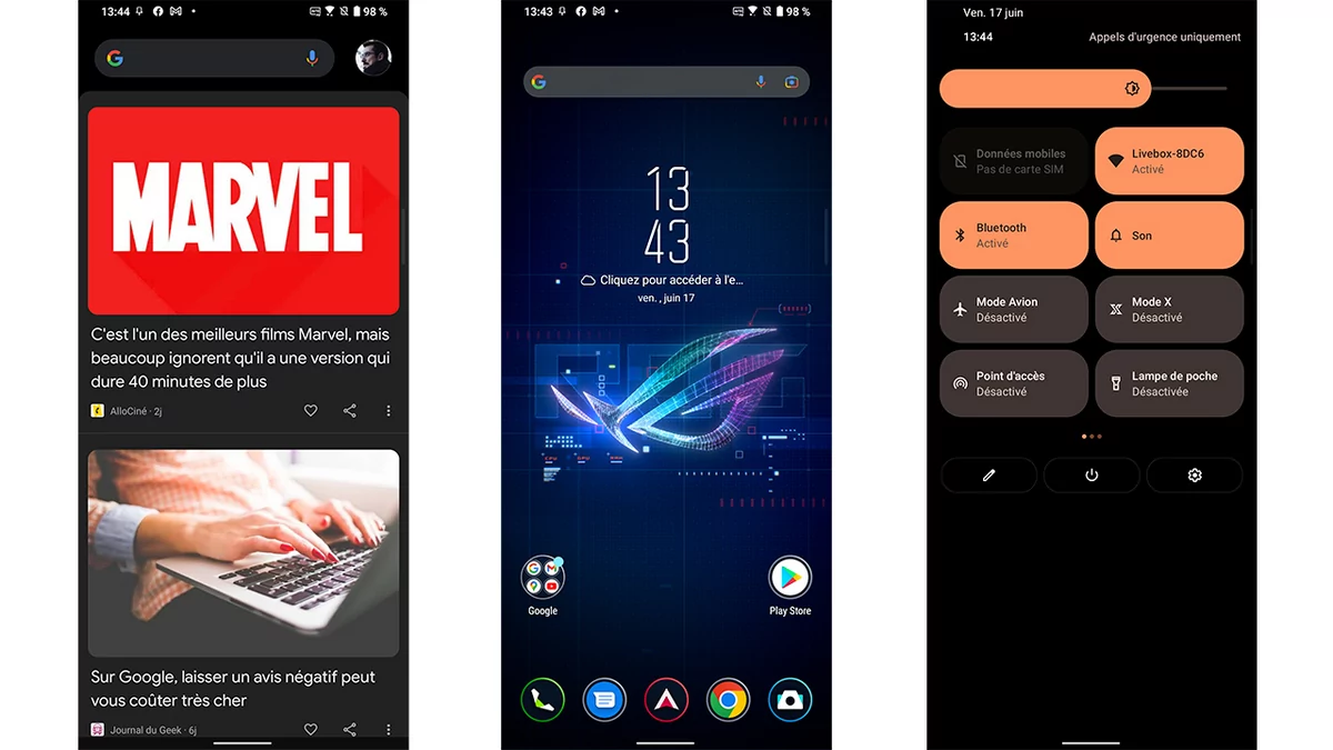 Asus ROG Phone 6 Pro test (embargo) © © Pierre Crochart pour Clubic