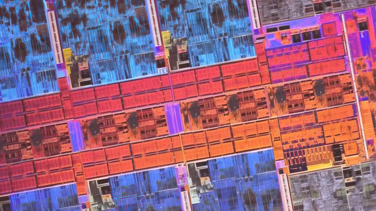Gravure Intel 4 (wafer 7 nm) © Intel