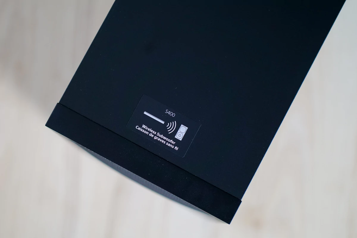 Test Sony HT-S400 caisson top