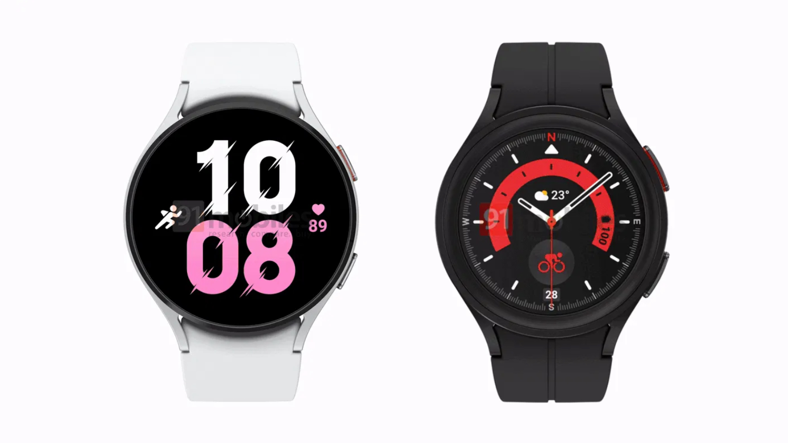 Les Galaxy Watch 5 et 5 Pro se montrent sous tous les angles avant même leur présentation officielle