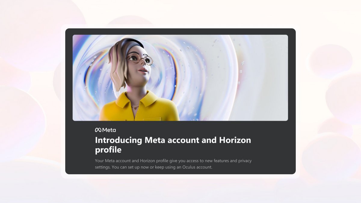 Profils Meta et Horizon Quest © Meta Quest