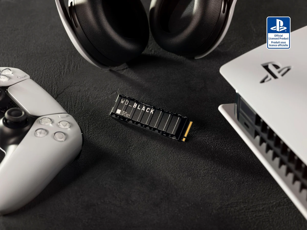 SSD WD_Black SN850 NVMe M.2 pour PS5 © Western Digital
