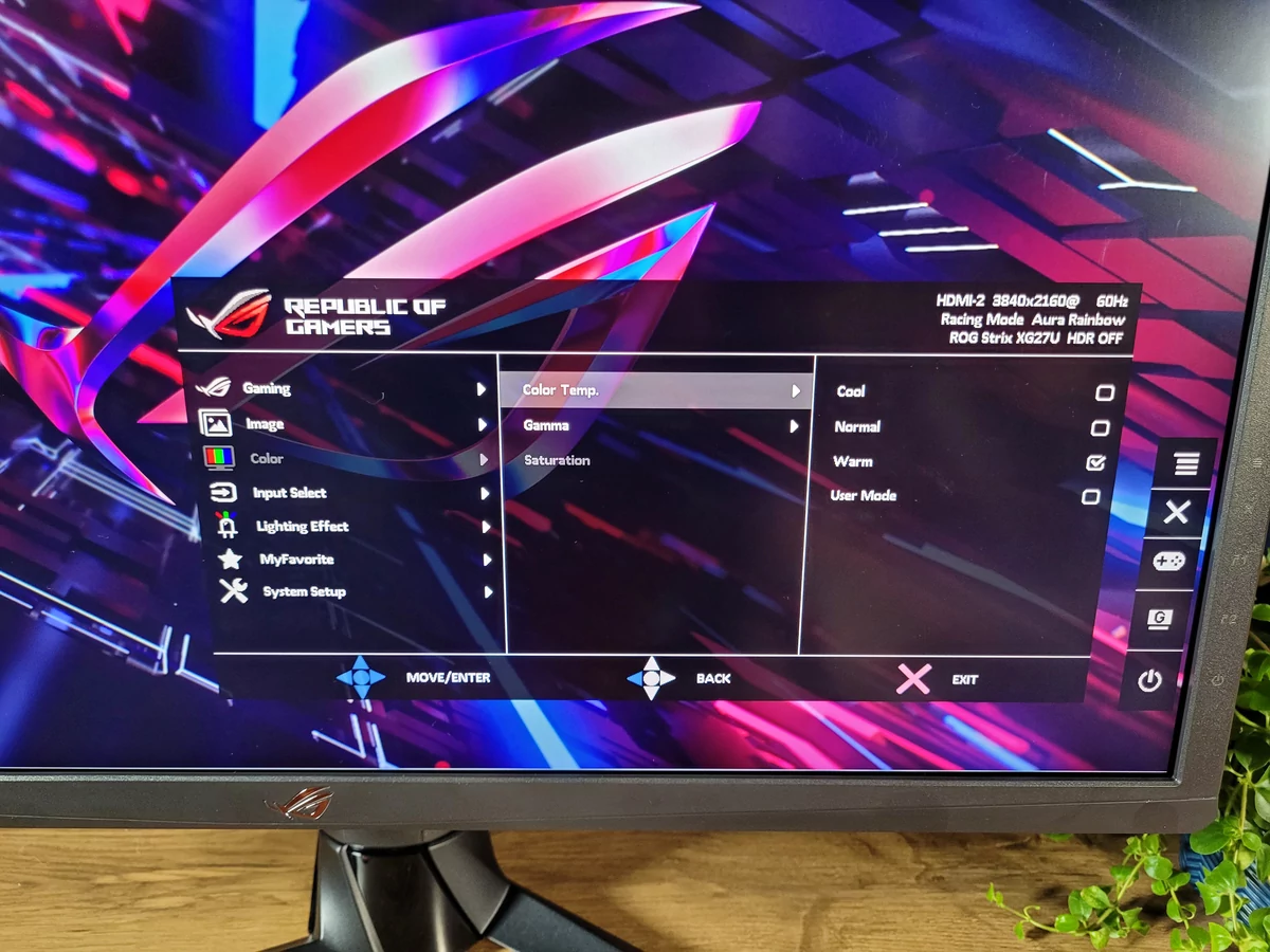 Test Asus ROG Strix XG27UQR © Matthieu Legouge