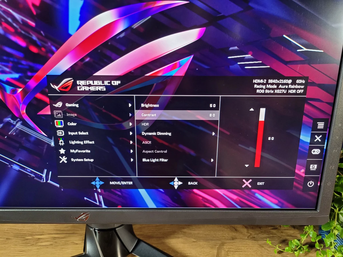Test Asus ROG Strix XG27UQR © Matthieu Legouge