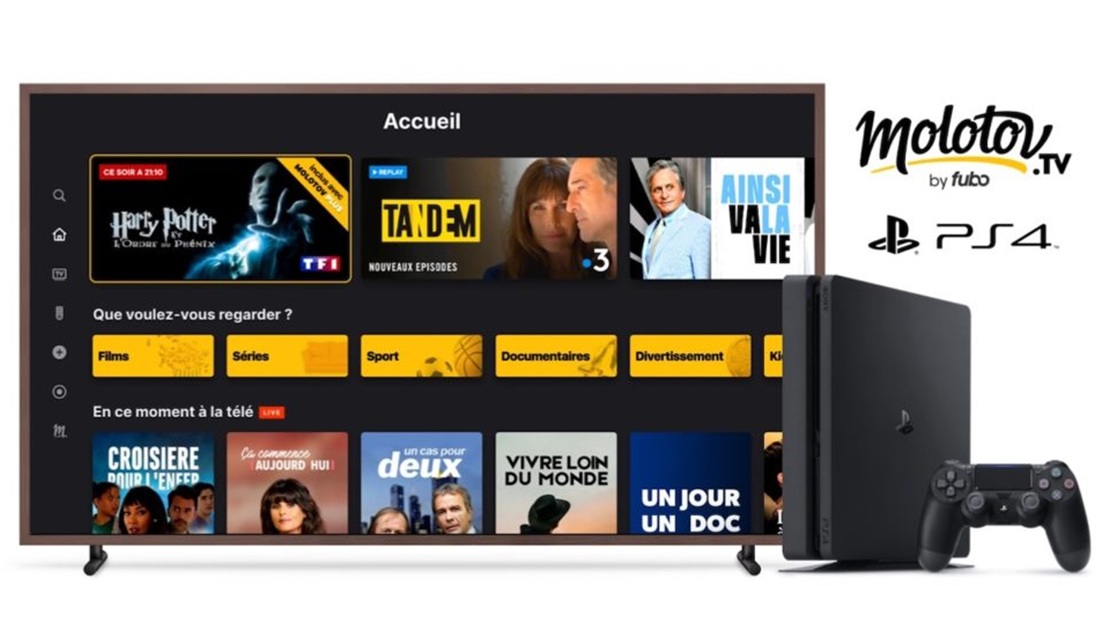 Streaming : la plateforme Molotov débarque sur PlayStation