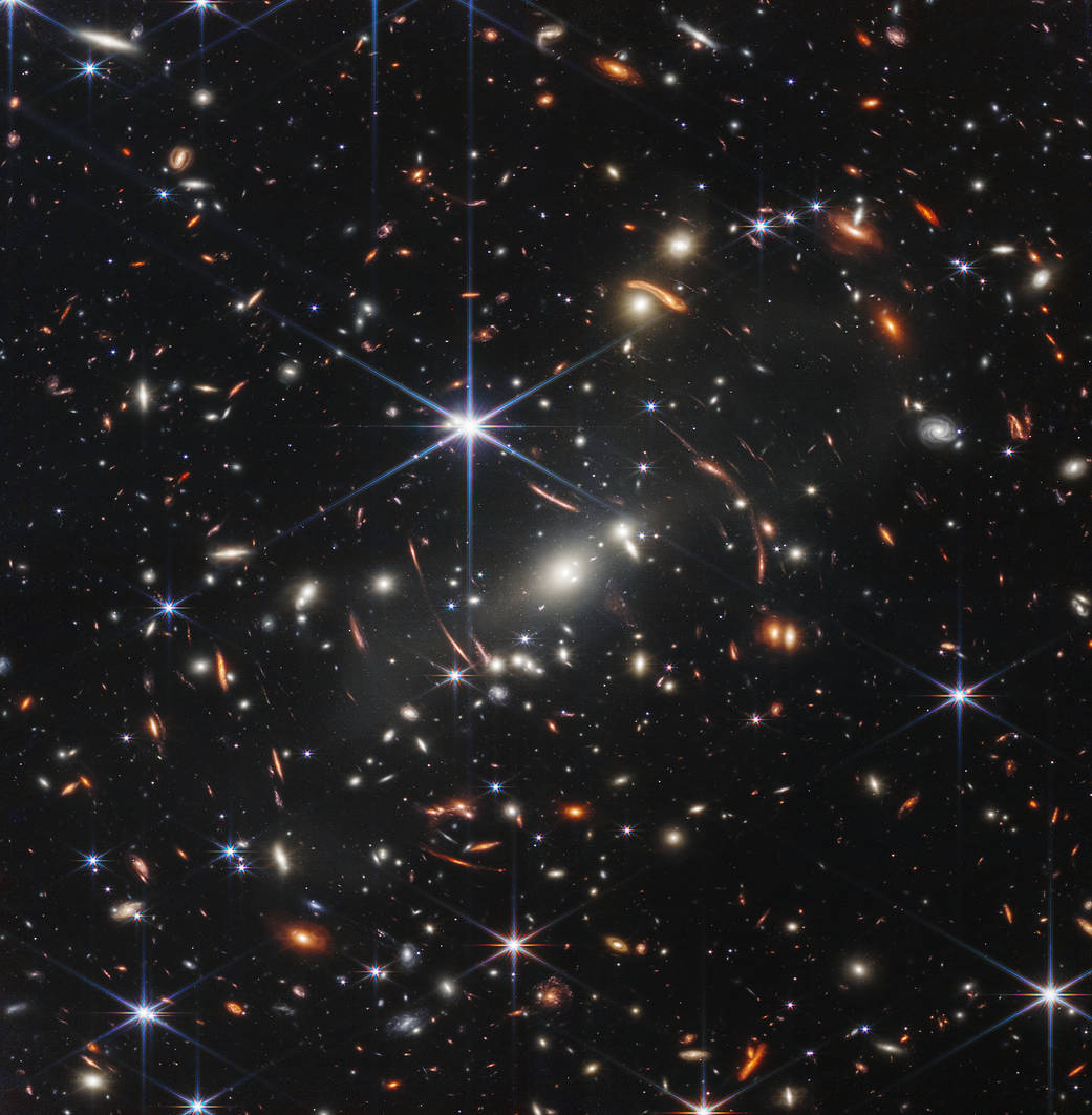 Plongée dans un tout petit coin de notre gigantesque univers. Crédits NASA/ESA/CSA/JWST/STScl