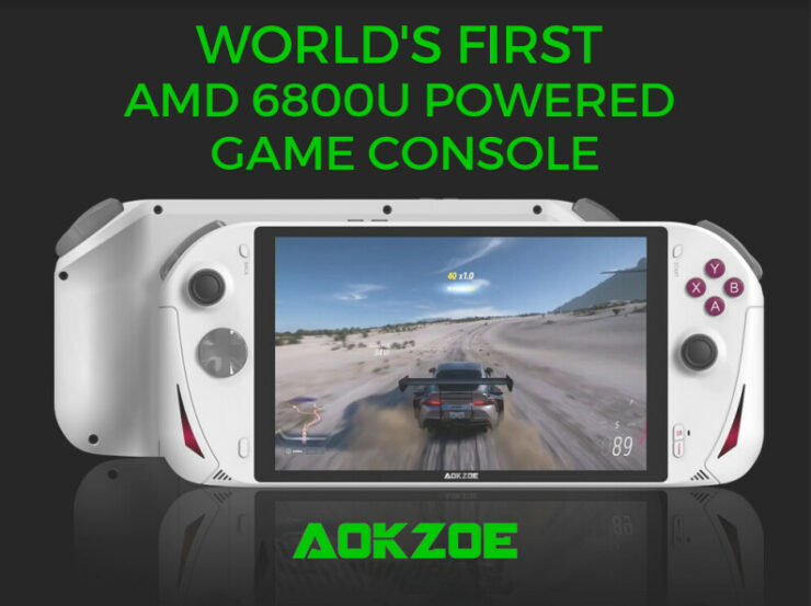 AOKZOE lance la première console portable équipée d'un Ryzen 6800U sur Kickstarter