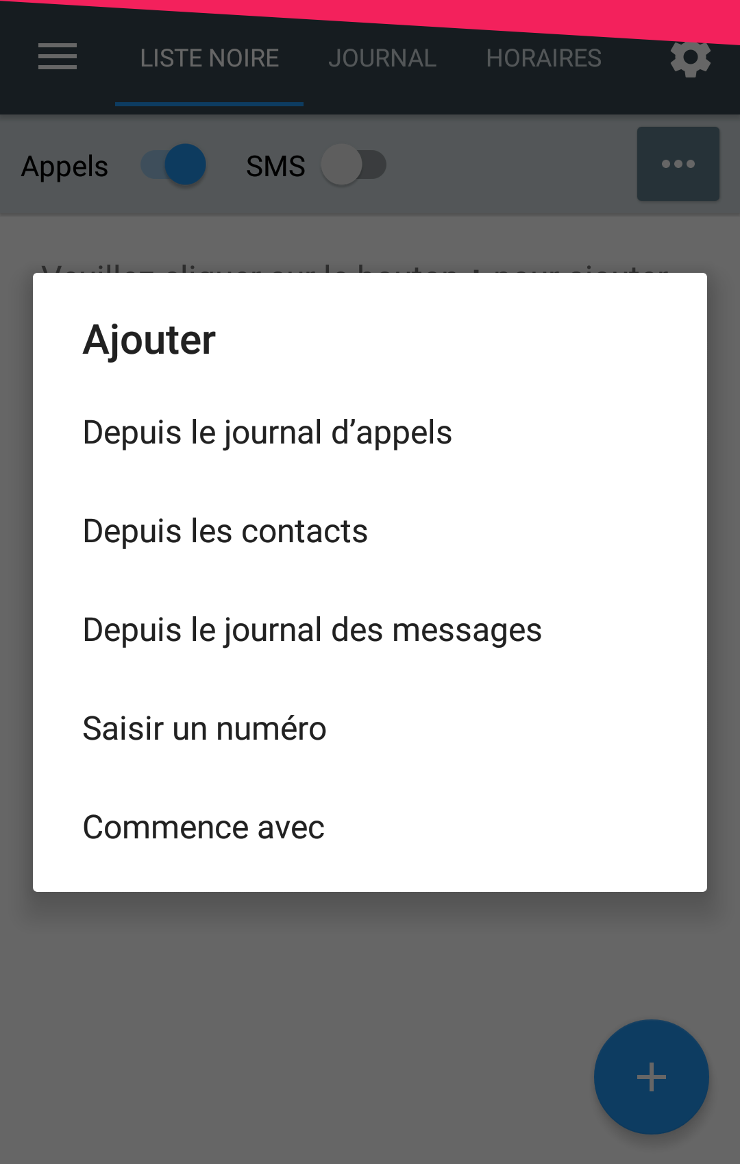 bloquer numéro - Bloquer un numéro : appels & SMS - Calls Blacklist