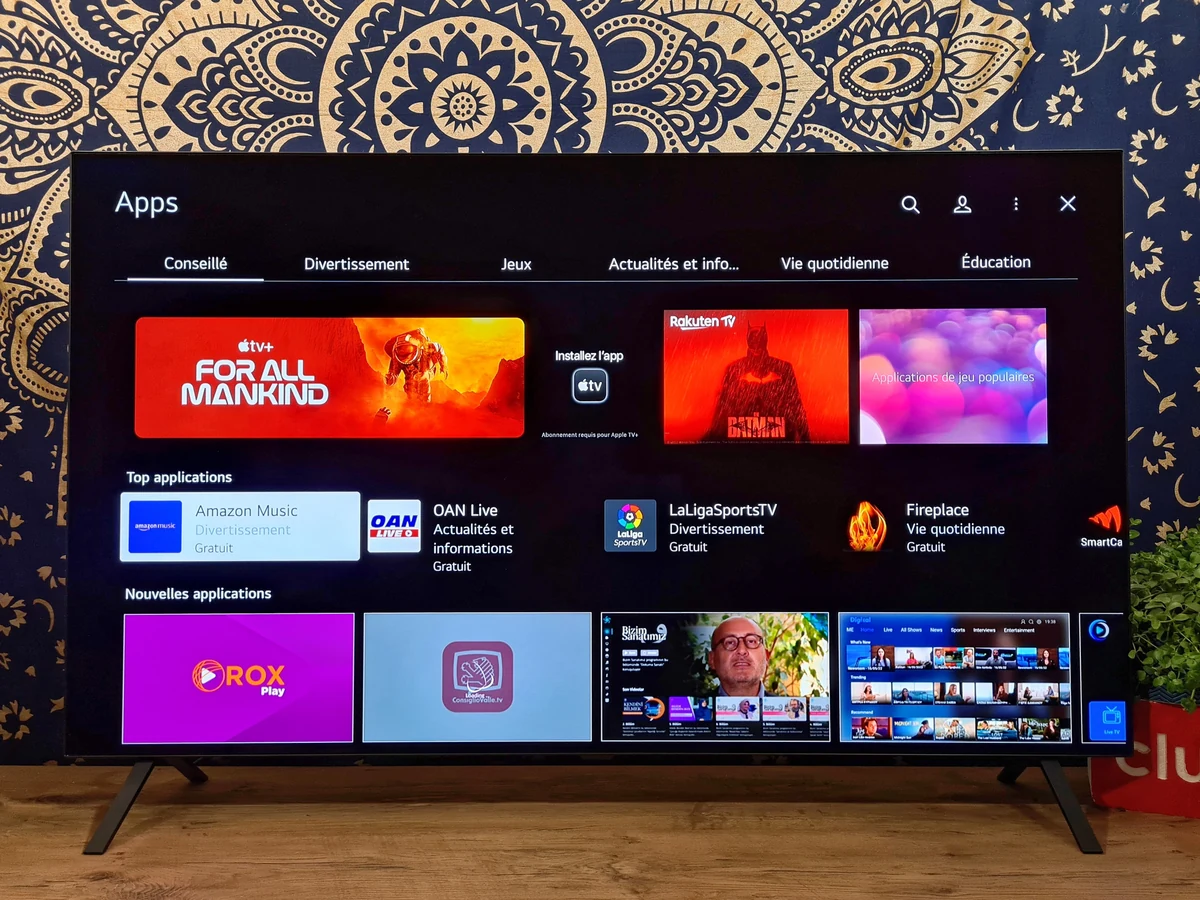 Test LG OLED A2 © Matthieu Legouge